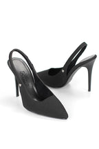 Zerina Siyah Süet Esnek Yumuşak Kaymaz Taban İnce Topuklu (11cm) Kadın Stiletto