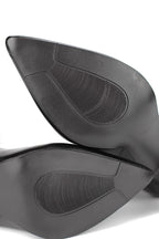 Ravyn Siyah Cilt Yüksek Topuklu (10 cm) Klasik Topuklu Ayakkabı