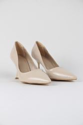 Kaylee Ten Rugan Orta Topuklu (8 cm) Klasik Topuklu Ayakkabı