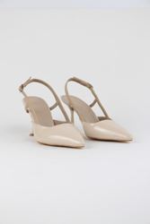 Maude Ten Rugan Orta Topuklu (8 cm) Klasik Topuklu Ayakkabı
